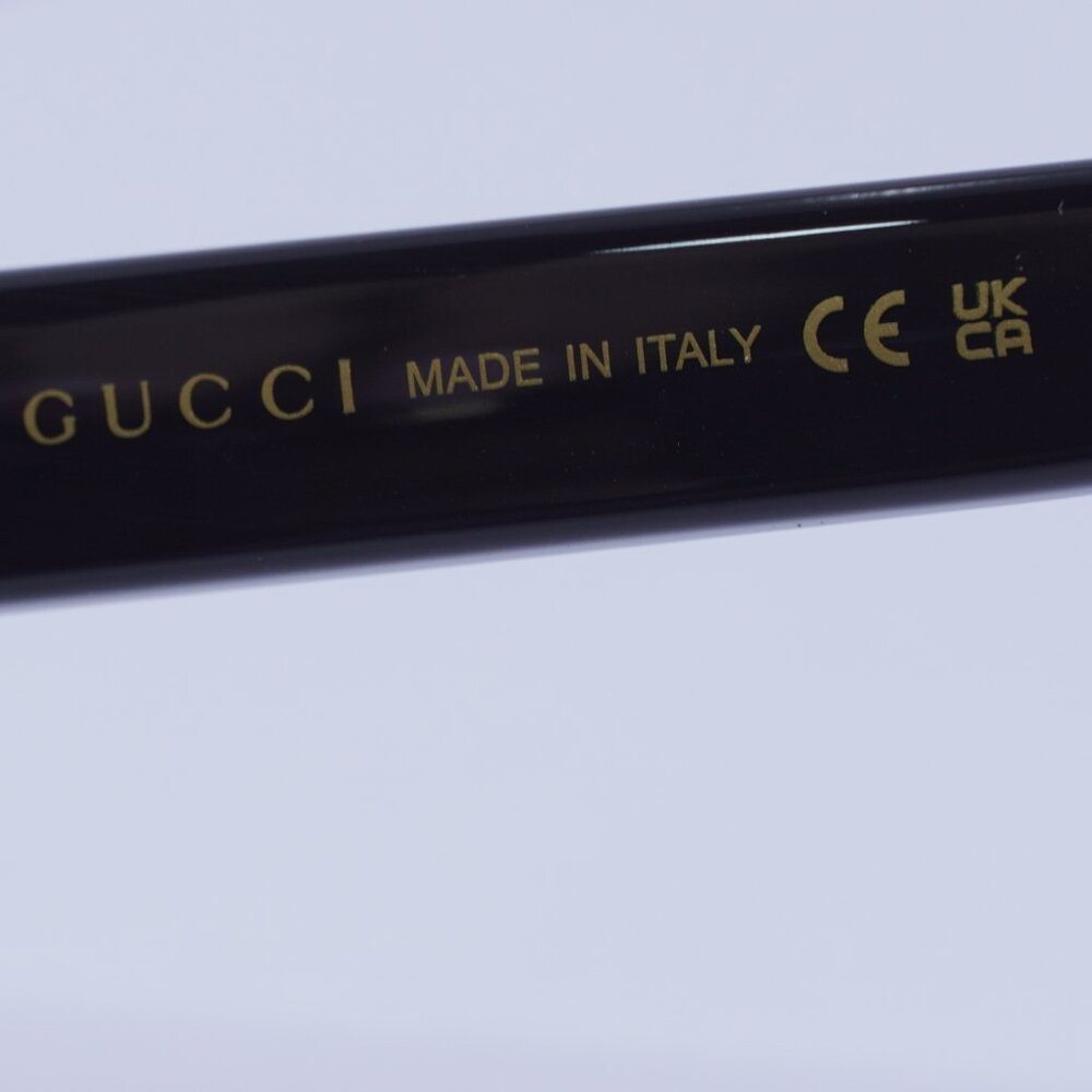 Gucci GG1716S 003 Sunglasses Grey Square Frame, Grey Lenses - Picture 6 of 11